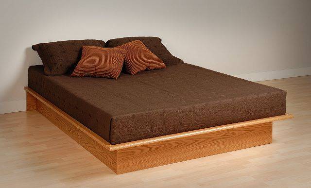 mattress platform bed frame in store